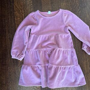 J crew crewcuts Girls velour dress, size 5